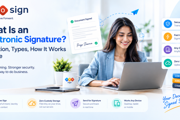 What Is an Electronic Signature? Definition, Types, How It Works & More