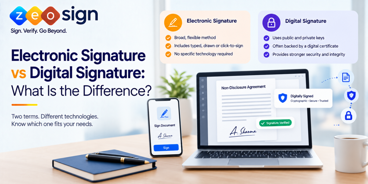 Electronic Signature vs Digital Signature: What Is the Difference?