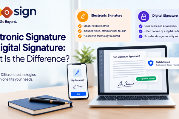 Electronic Signature vs Digital Signature: What Is the Difference?
